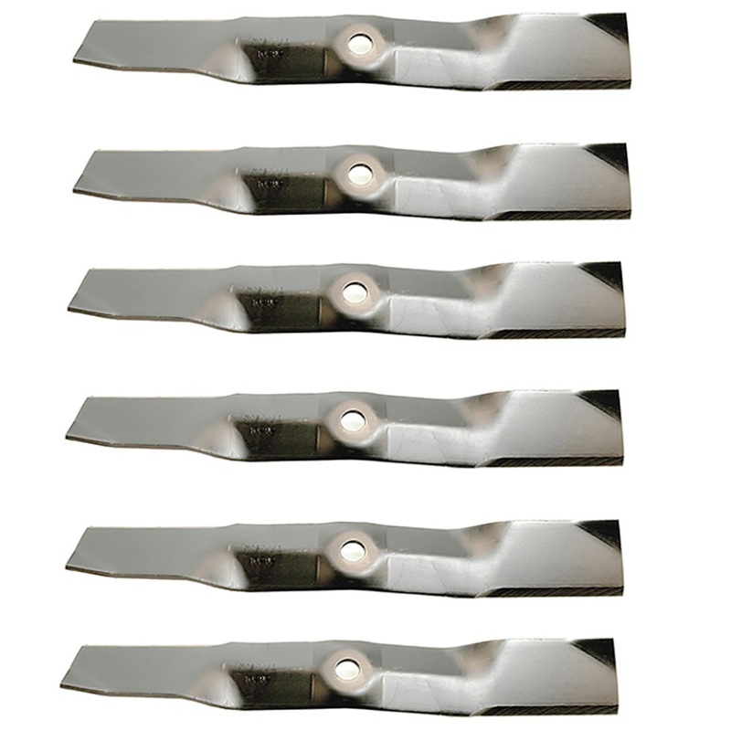 6 Blades Fits John Deere ZTrak Z445 Z425 Z435 Replace M143520 54" C Deck Mower