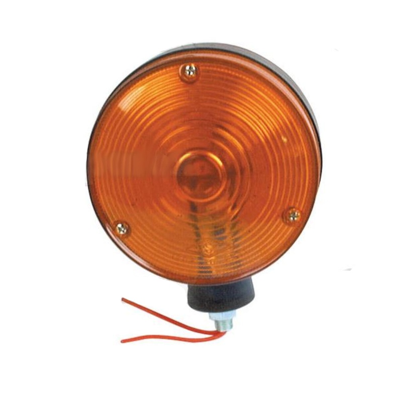 S.71976 Indicator Light, 12V, Amber/Amber, 4-1/4" - Fits Kubota