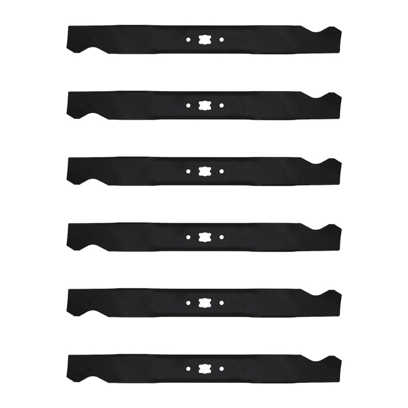 6 Pk of 21" Mulching Blades For MTD, Fits Cub Cadet, Fits Toro 942-0741A,742-074