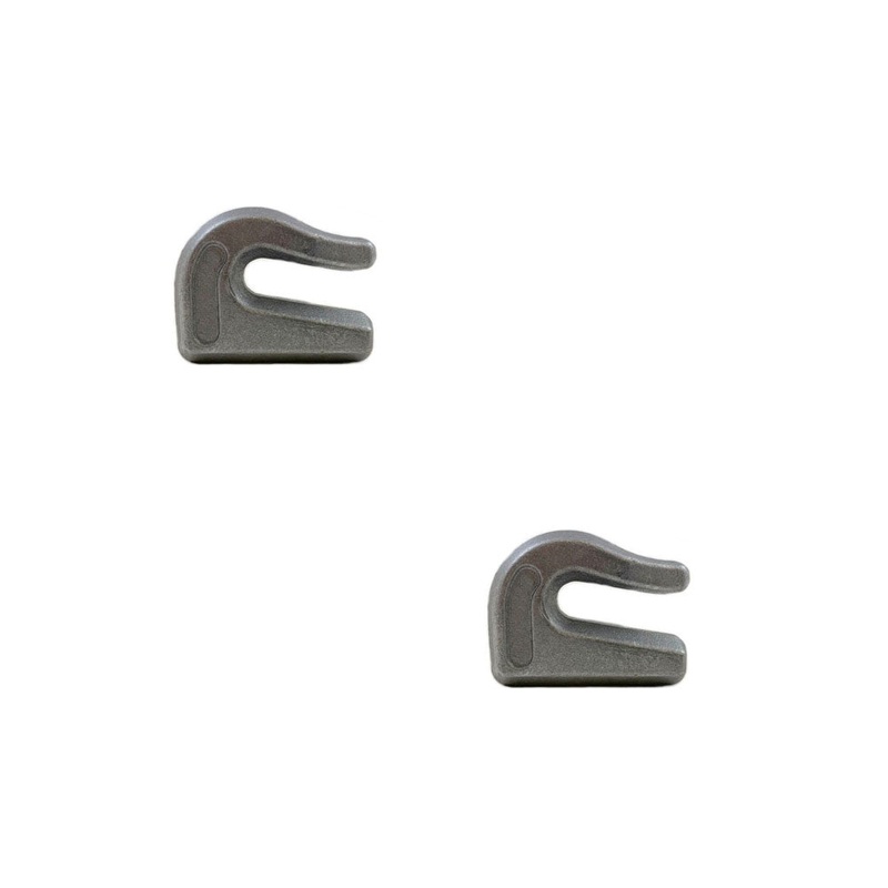 2 Weld On Grab Chain Hooks 5/16" G70 WLL 4,700 Bucket Trailer Rigging 0900103