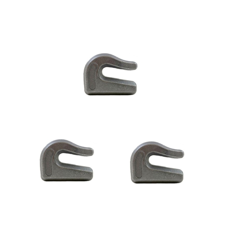 3 Weld On Grab Chain Hooks 5/16" G70 WLL 4700 Bucket Trailer Rigging 0900103