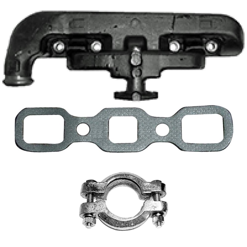8N 9N 2N Manifold Manifold w/ Gasket & Clamp Kit 9N9425 Fits Ford