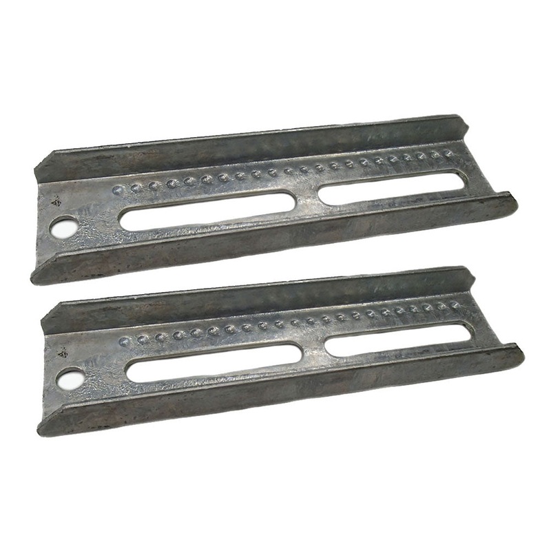 (2) 10" Upright Adjustable Swivel Board Brackets for Pontoon Boat Trailers