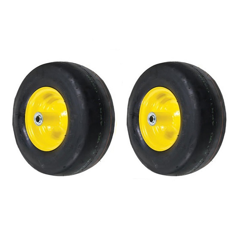 Two New 13" x 5" x 6" Smooth Flat Proof Wheel A-B1FP123 B1FP123 Fits John Deere