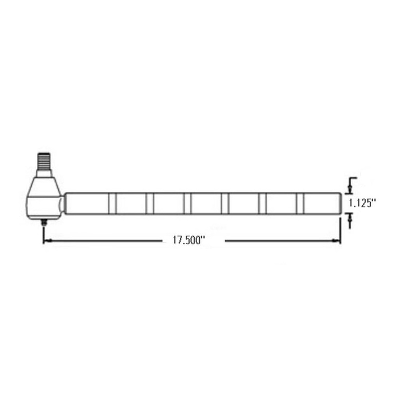 70263033 New Long Tie Rod Fits Allis Chalmers Tractor 6060 & 6070