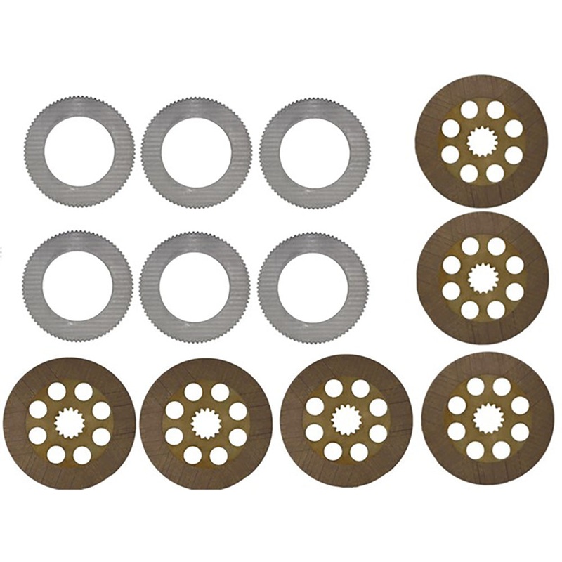 Service Brake Disc & Plate Set Fits John Deere AT179503 T159409 310G 485E 210LE