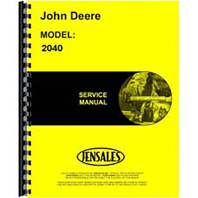 Service Manual Fits John Deere 2040 Tractor