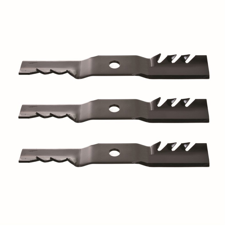 (3 Pk) Toothed High Lift Mower Blade Fits Cub Cadet 596-351 742-04416 942-04416