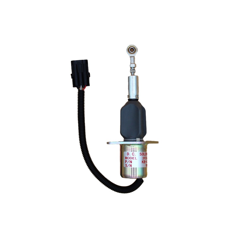 24 Volt Fuel Shutoff Solenoid 3928161 Fits Hyundai Excavators R305LC-7 R290LC-7