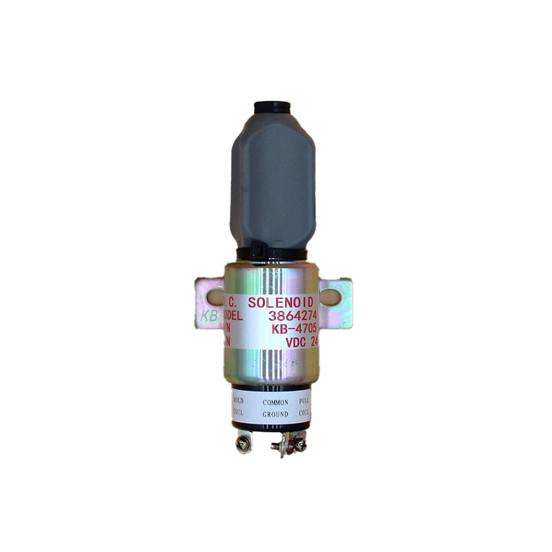 3864274 Stop Solenoid Fits Caterpillar S6K 6D31 E70B 320B 320C Fits Cummins