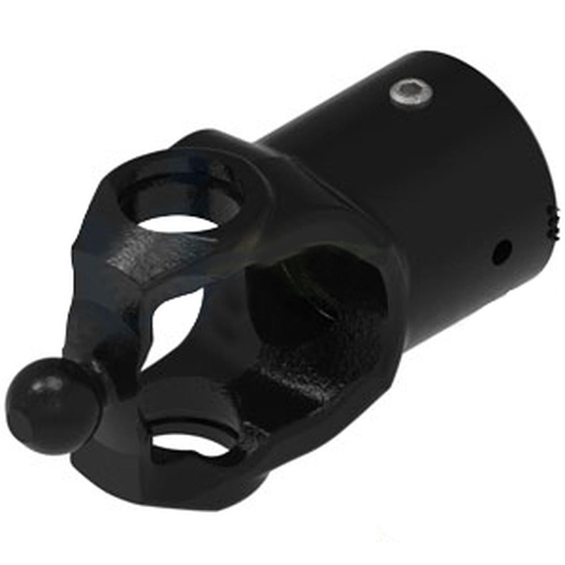 A-851-1420-AI Round Bore Implement Yoke (w/ Keyway & pinhole)