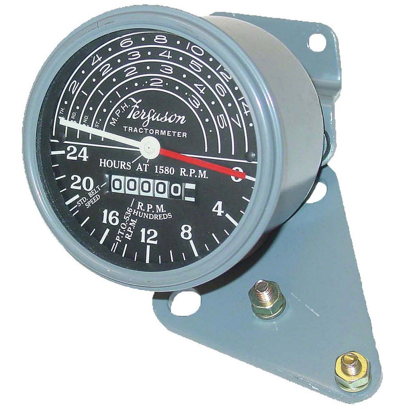 Tachometer with Mounting Brackets Fits Massey Ferguson TO20 TO30 1751311M1