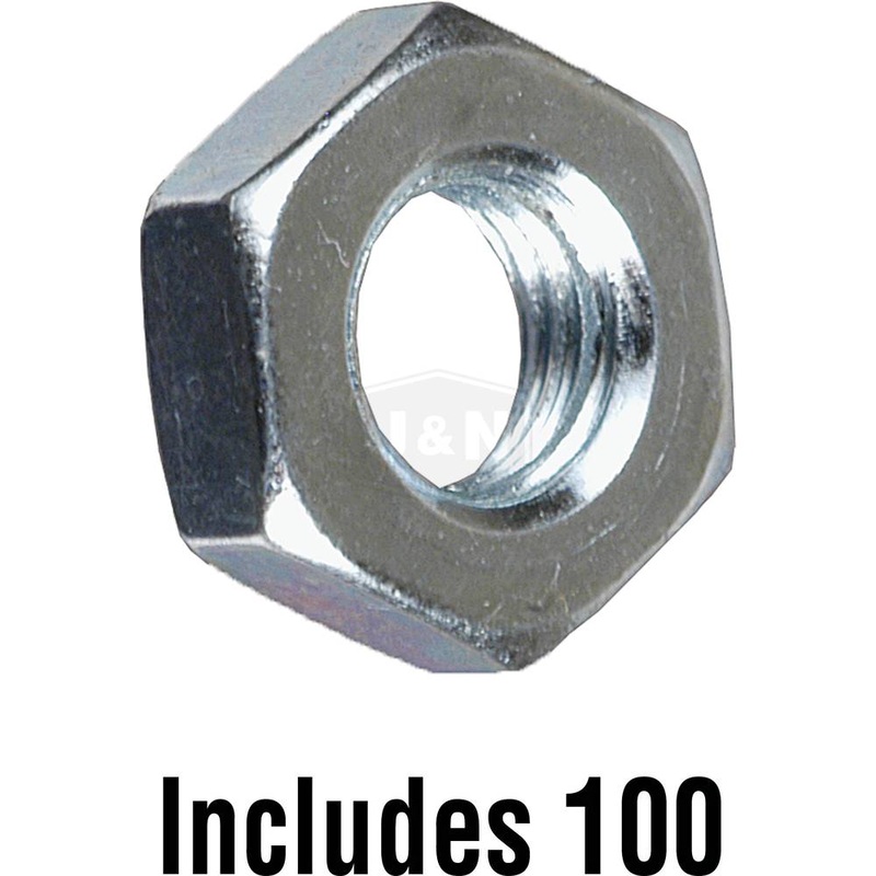 462-19002-100-JN J&N Electrical Products Nut, Hex