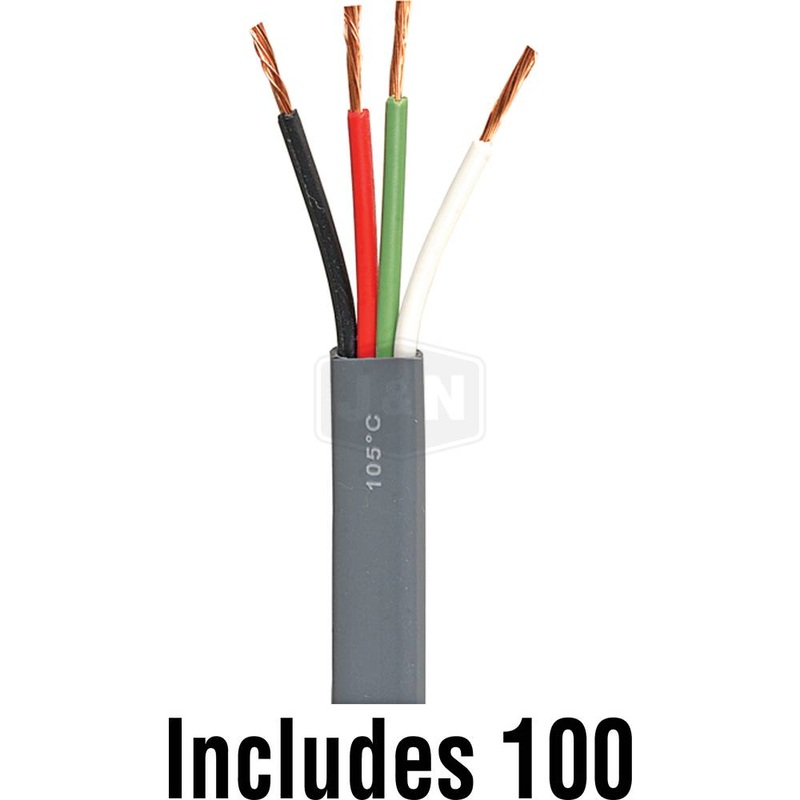 600-12014-100-JN J&N Electrical Products Jacketed Quadraplex Wire