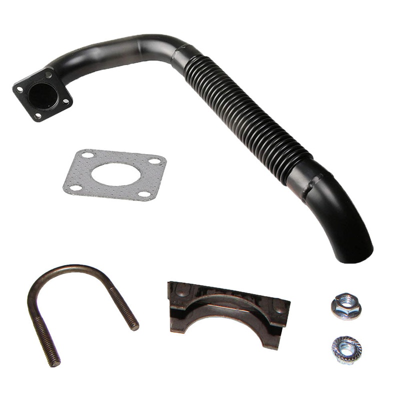 6701151, 6727752 Exhaust Pipe with Clamp and Gasket