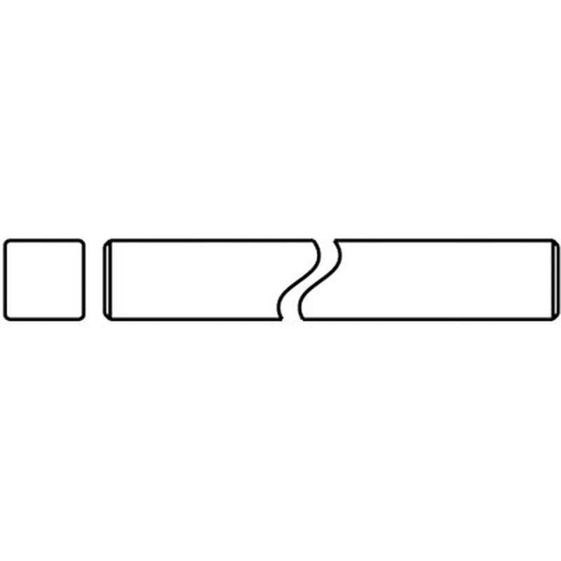 A-400-0015-AI 15/16" Square Shaft