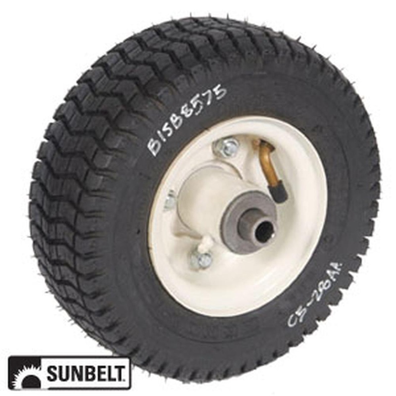 B1FP108 WHEEL-TURF, 9X3.5X4, WHITE, FP