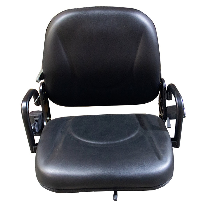 Universal Fold Down Forklift Seat with Adjustable Angle Back Micro Switch