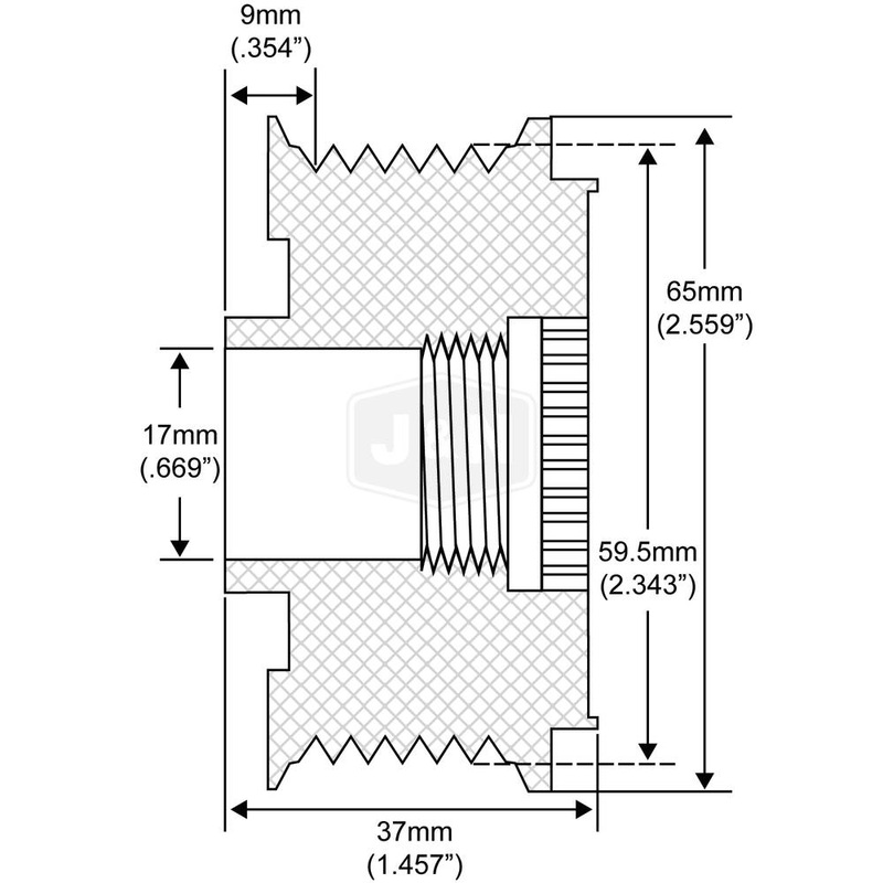 206-14011-JN J&N Electrical Products Pulley