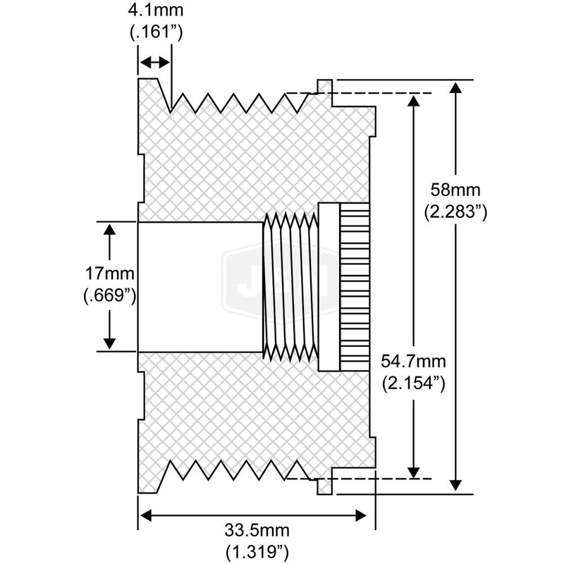 206-24001-JN J&N Electrical Products Pulley