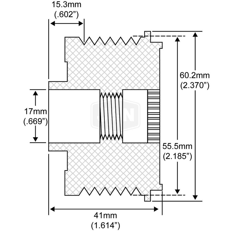 206-52016-JN J&N Electrical Products Pulley