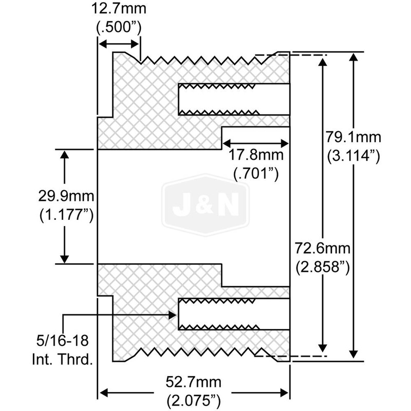 CEN-A3-267-JN C.E. Niehoff Pulley