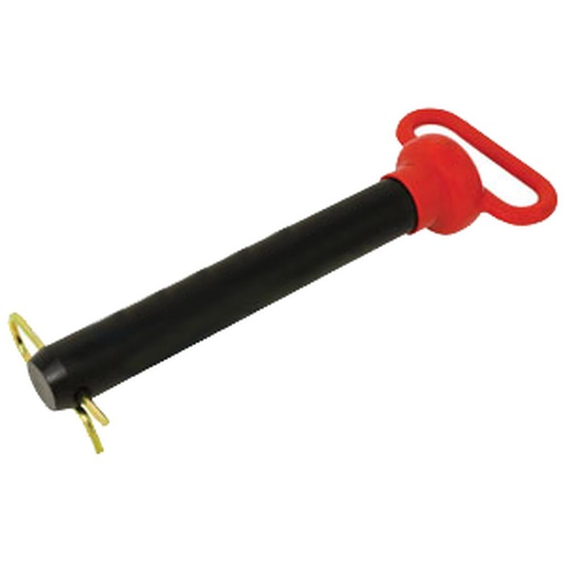 A-HP109-AI Hitch Pin, Red Handled 1 1/4" x 8 1/2"