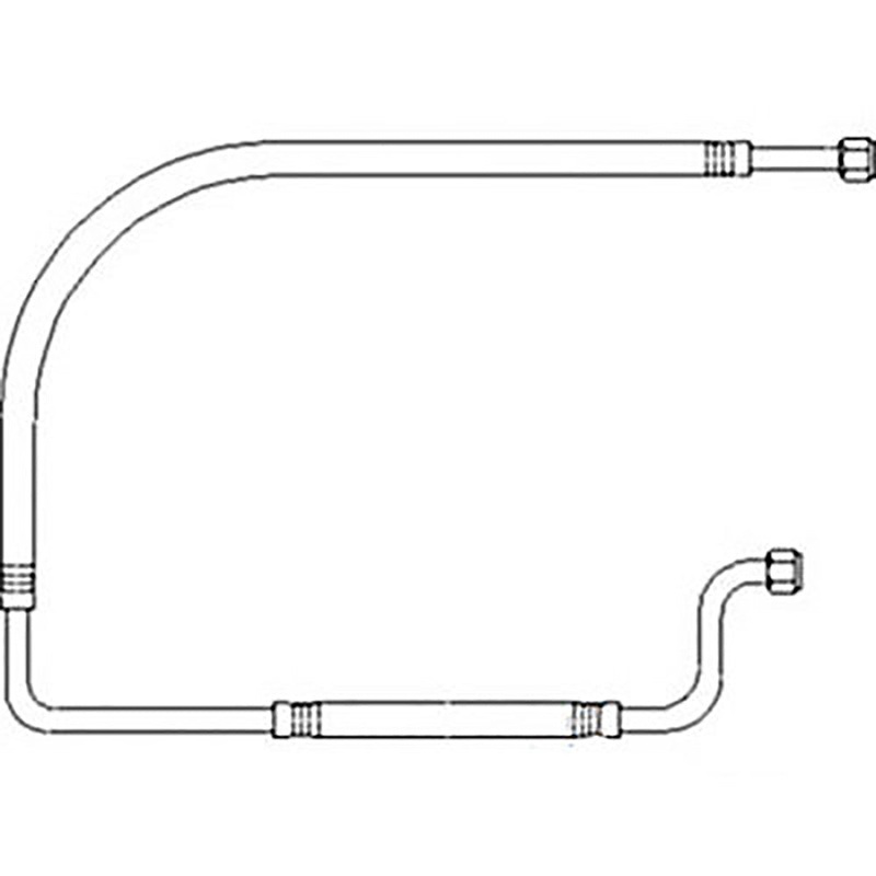 D5NN19N601B Compressor to Conditioner Line Fits Ford/New Holland 8700 9700