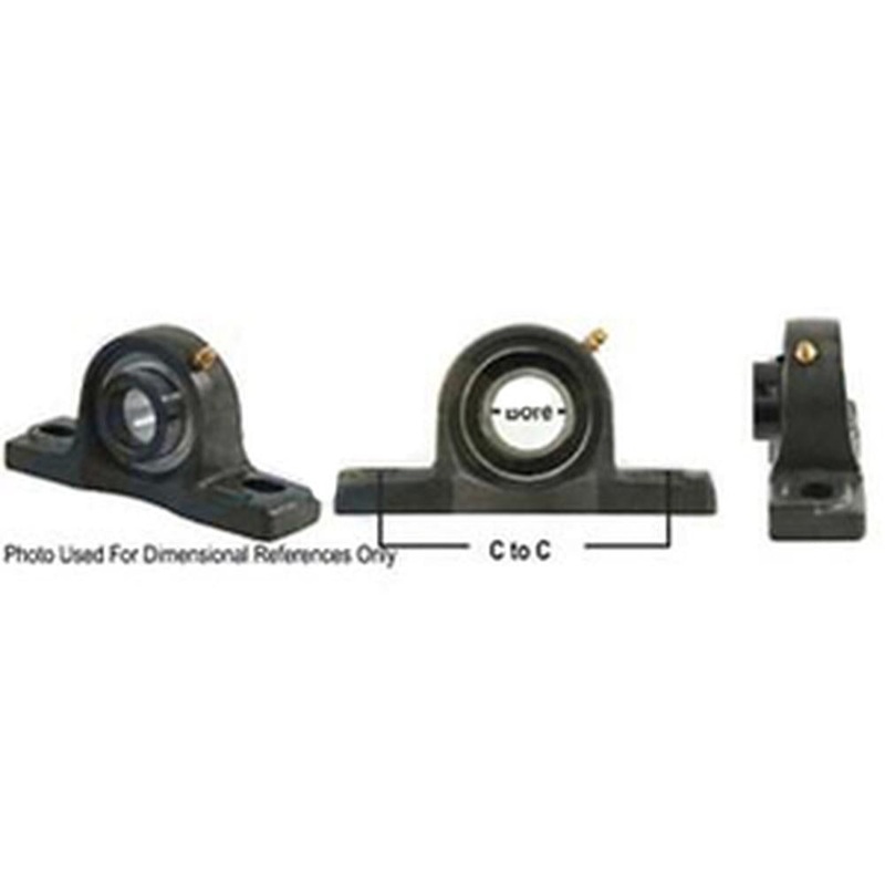 A-WGPZ21-I-AI Pillow Block Assembly W/ Lock Collar, Re-Lubricatable