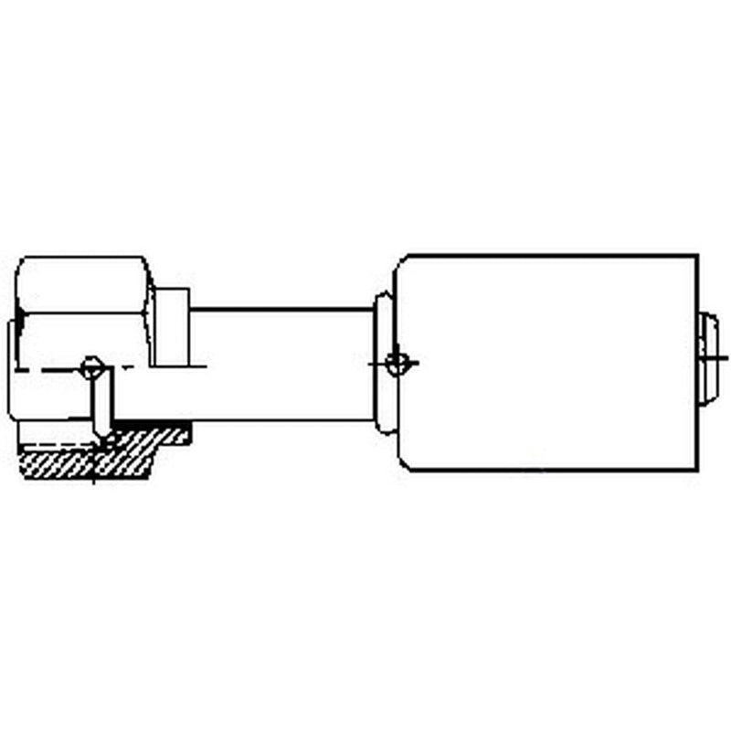 A-461-3322-AI Straight Female O-Ring