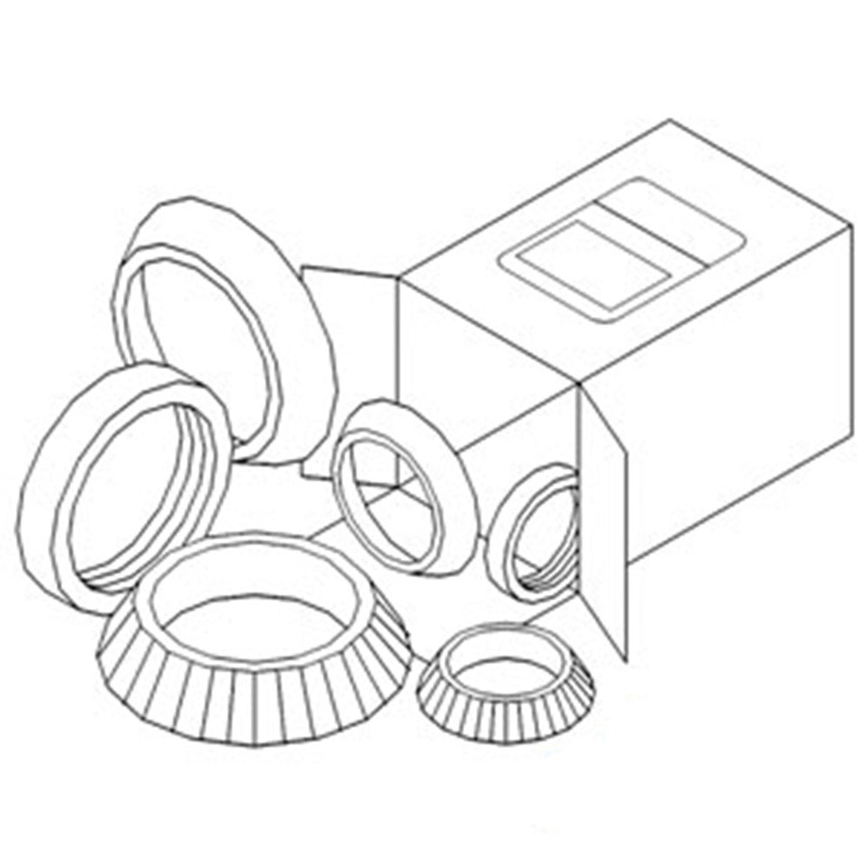 WBKCA5 Wheel Bearing Kit Fits Case-IH Tractor Models 300 630 400B 600B 500B