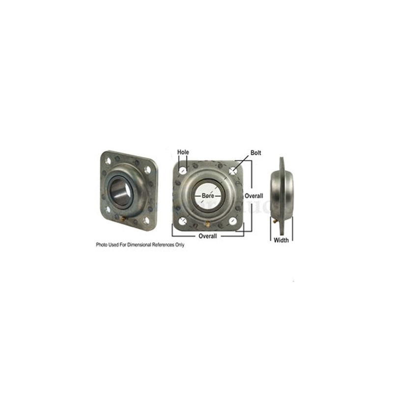 A-FD211RB-P-AI Bearing, Flanged Disc; Round Bore, Re-Lubricatable