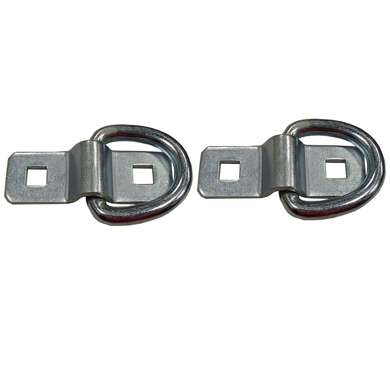 Pair of Bolt-able D Rings Vans Caravans Buses Cargo Haulers & Other Equipment