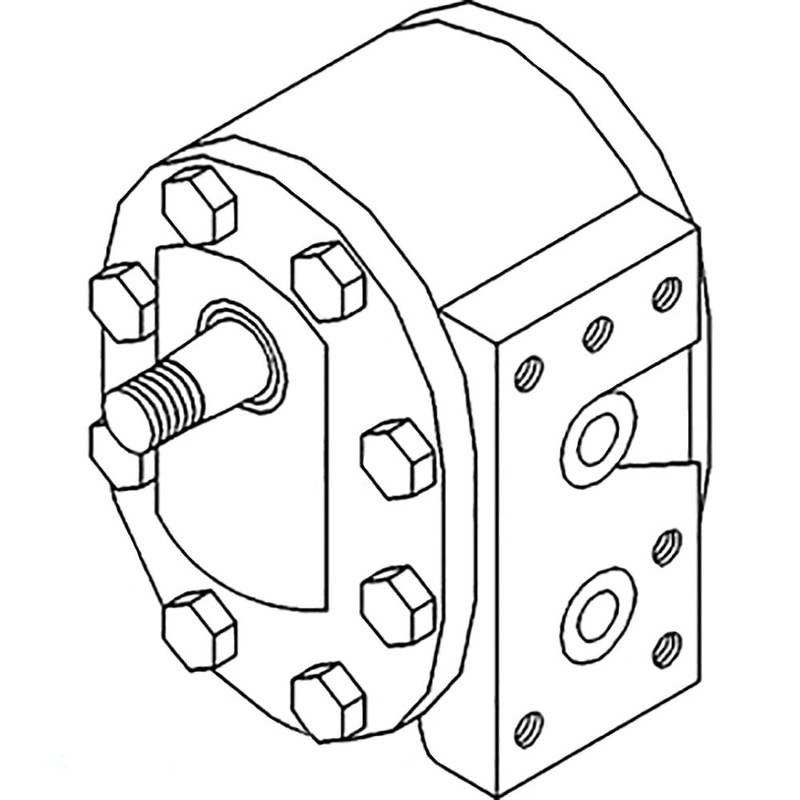 527397R93-E Economy Version Hydraulic Pump (9 GPM MCV) Fits Case-IH Tractors