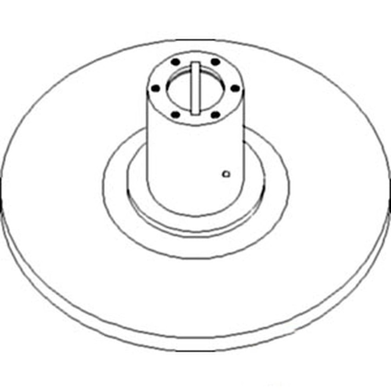 H201579 Inner Half Sheave Fits John Deere Combine Feeder House 9450 9550