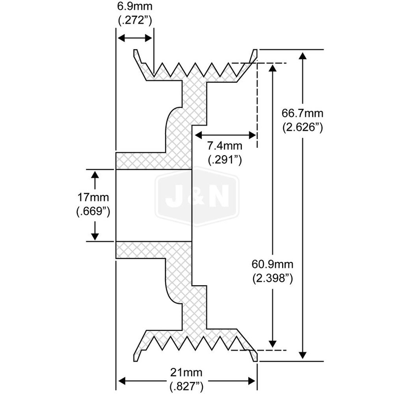206-14000-JN J&N Electrical Products Pulley