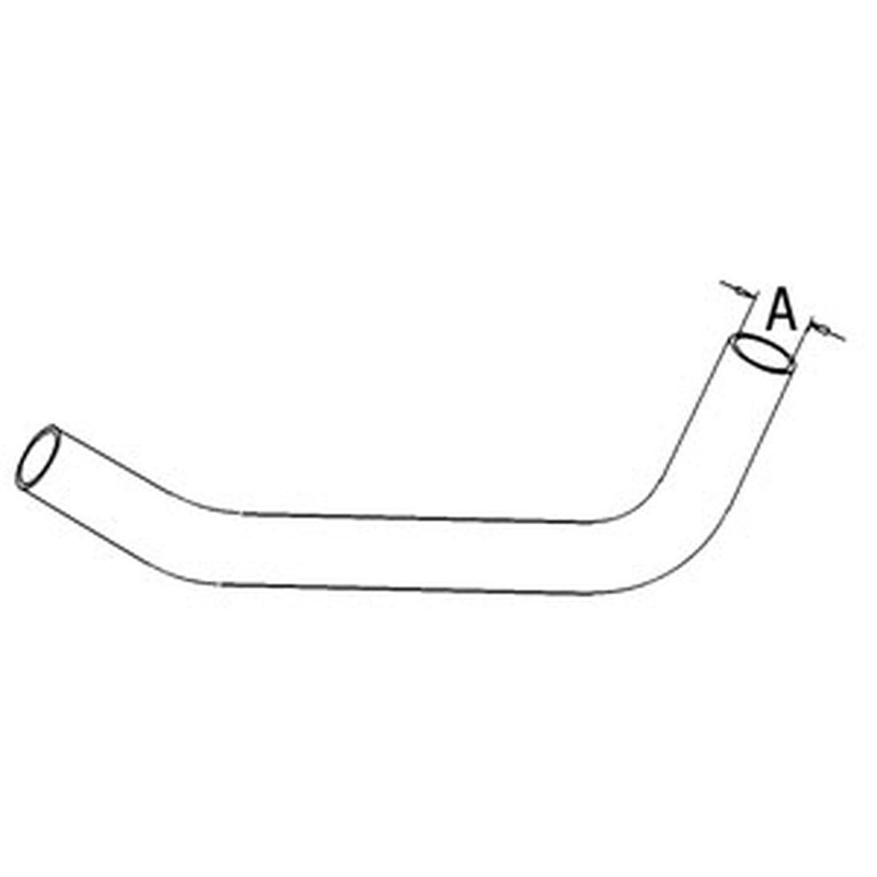C9NN8260A New Upper Radiator Hose Fits Ford New Holland Tractor 9000 1.75"