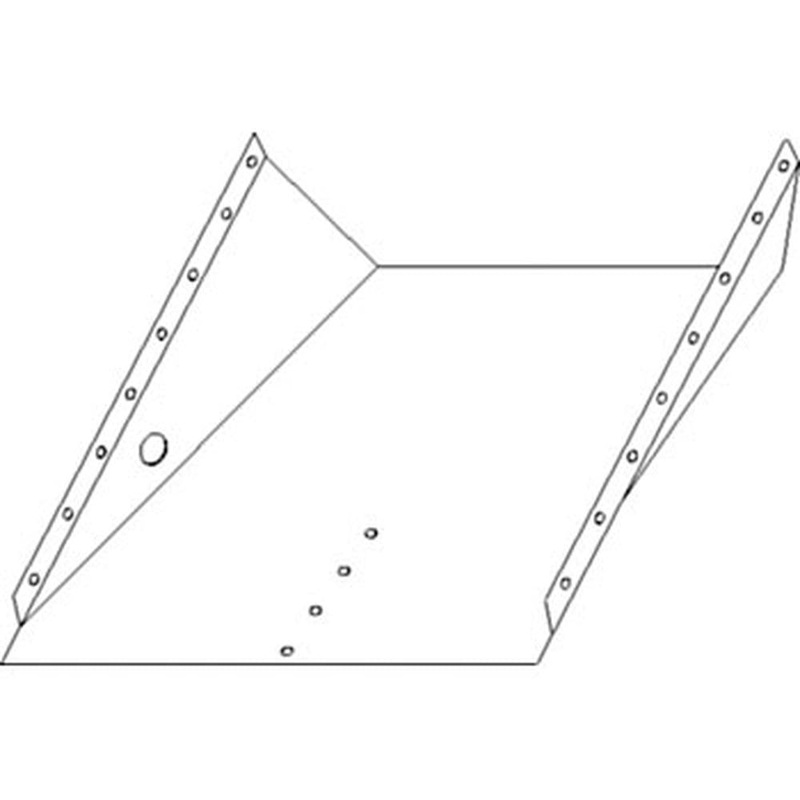 1322461C1 Combine Shoe Return Pan Bottom Assembly Fits Case 1688 2188 2377 2388
