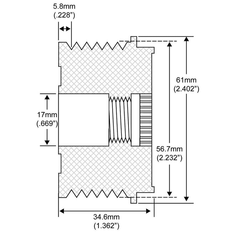 206-12014-JN J&N Electrical Products Pulley