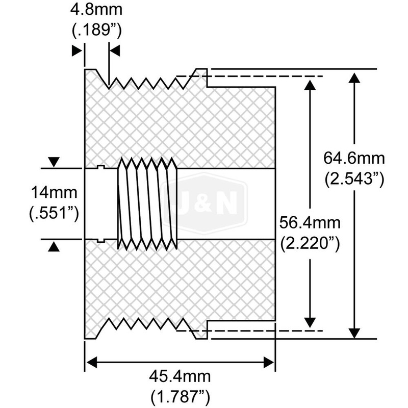 206-24029-JN J&N Electrical Products Pulley