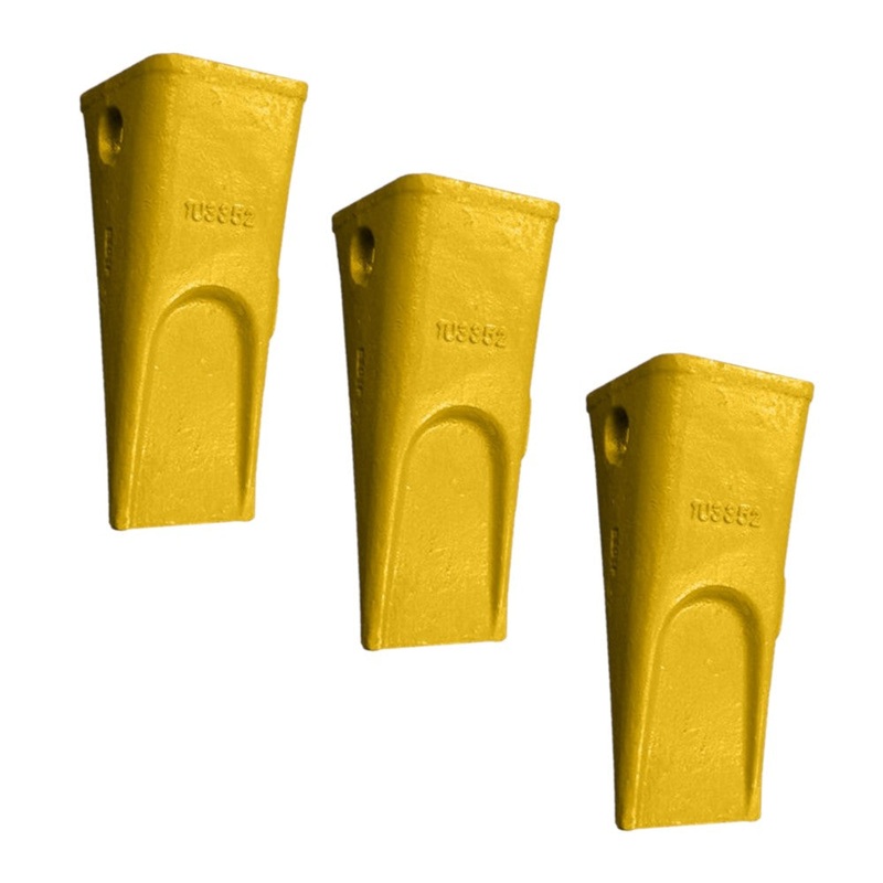 (3x) Long Tip Bucket Tooth 1U3352 Fits Caterpillar 320 320D 320D2 320E 323 323D