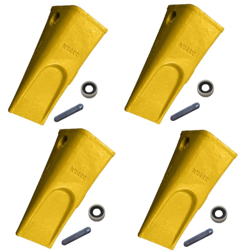 (4) Tooth Pin & Retainer Fits Caterpillar 213B 214B 214B FT 215 215B 224B