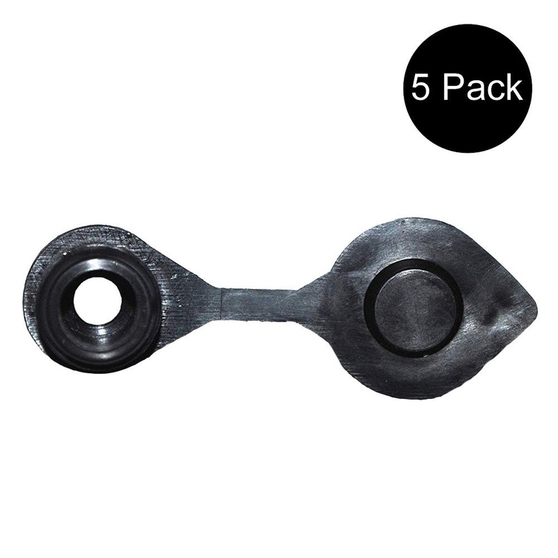 (5)- Black Fuel / Gas Can Vent Cap for Blitz Wedco Scepter Essence Midwest Eagle