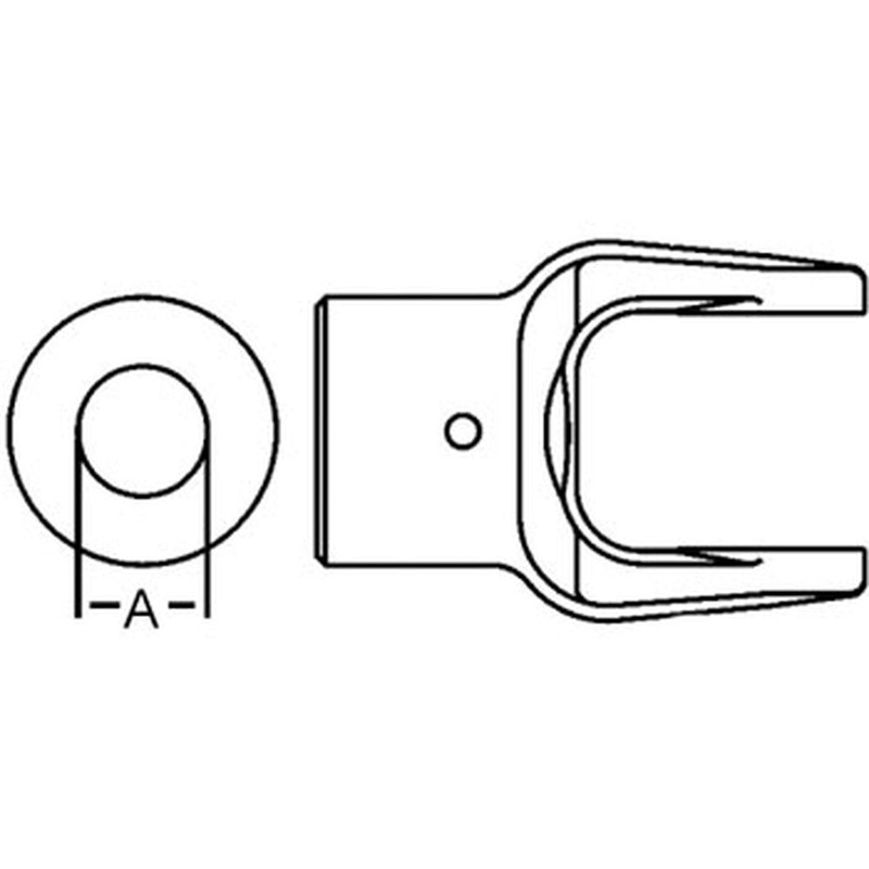 A-12N1607-AI YOKE SHEAR PIN 12 1"