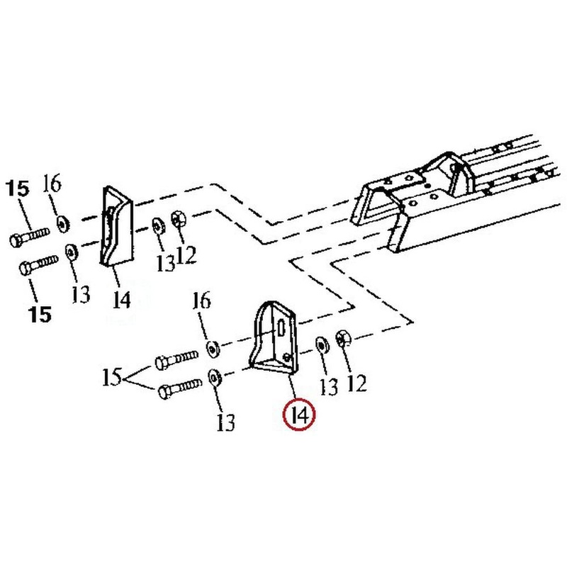 AT117850 Right Hand R/H Guard Rear Fits John Deere 555G 650G Crawler Dozer