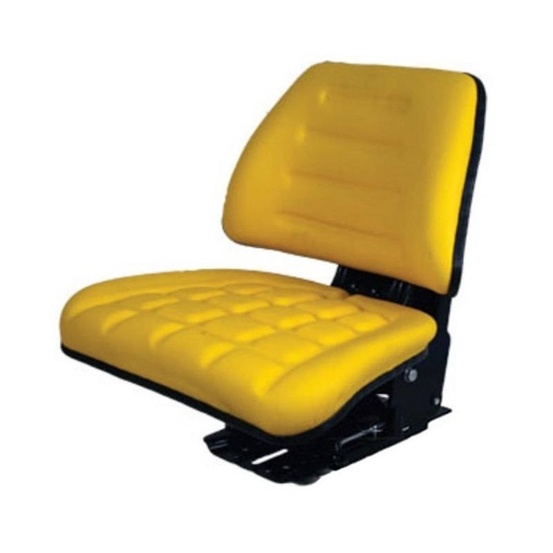 T222YL Yellow Tractor Suspension Seat Fits John Deere Fits Hesston Models