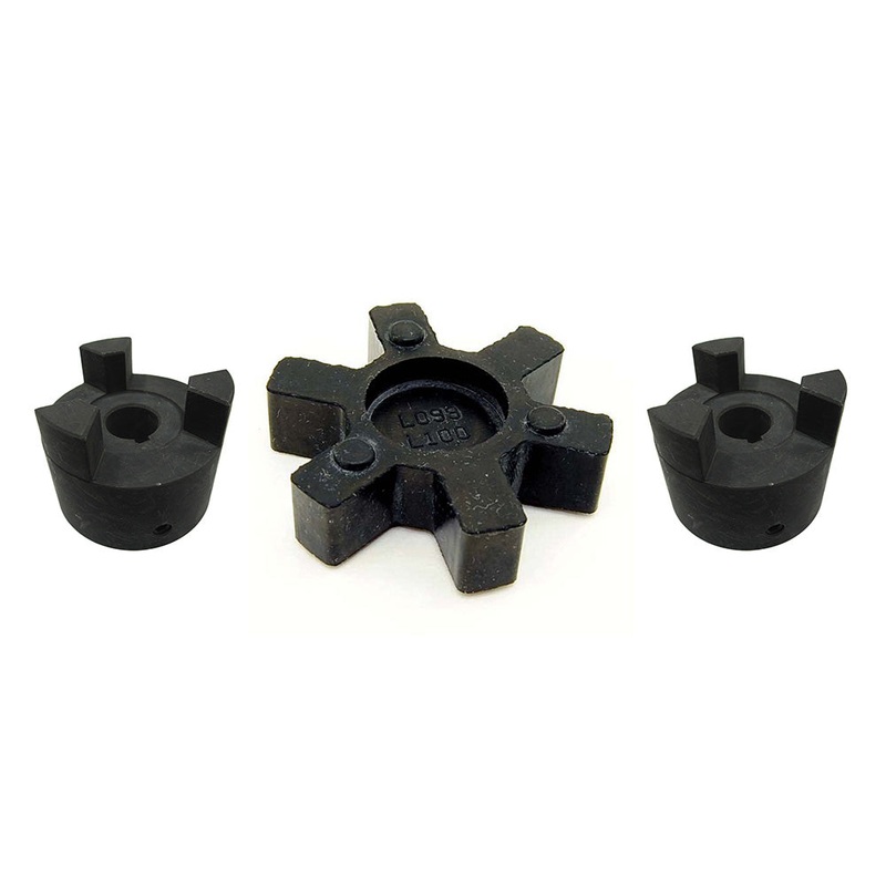 Replacement L100 L-Jaw Coupler Set (2) L-Jaw Couplers w/ 3/4" Bore & 1/4" Keyway