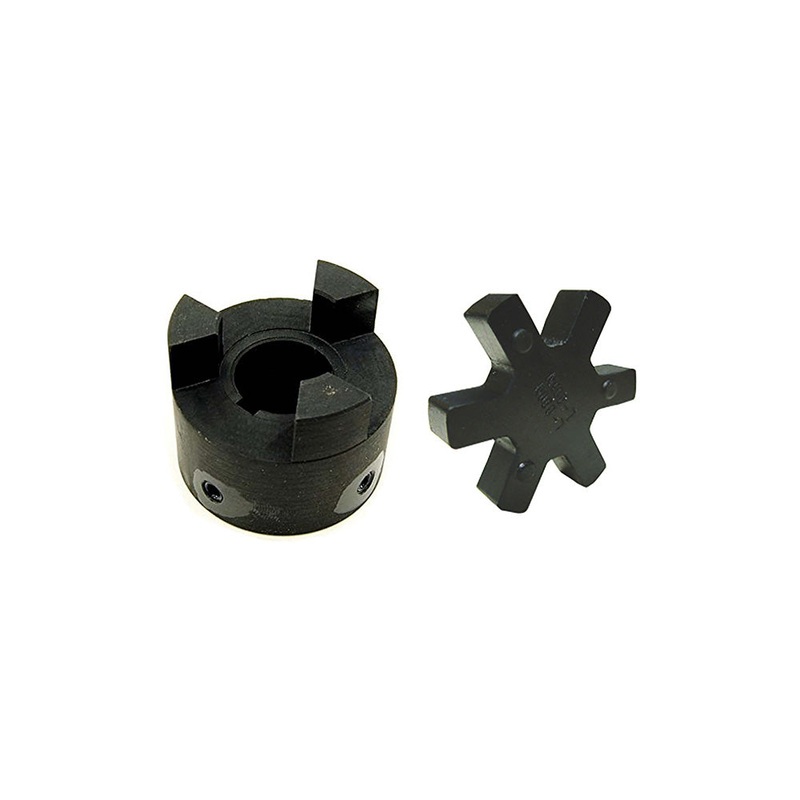 1/2" L-095 Flexible 3-Piece L-Jaw Coupling Set & Buna-N NBR Rubber Spider