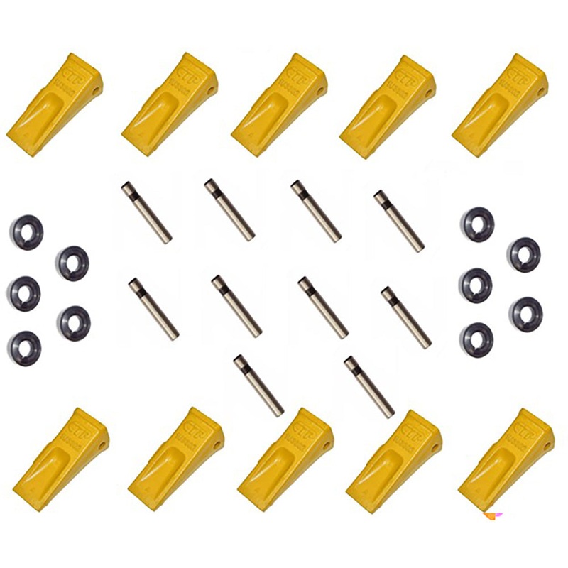 (10) J300 Bucket Teeth w/ Pins & Retainers Fits Caterpillar 1U-3302 T1U3302