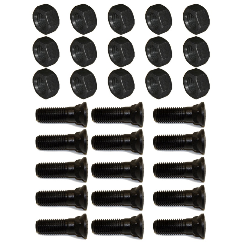 15  Plow Bolt Nut Blades Cutting Edge 3/4 10X2 1/2 Grade 8 Dome Head
